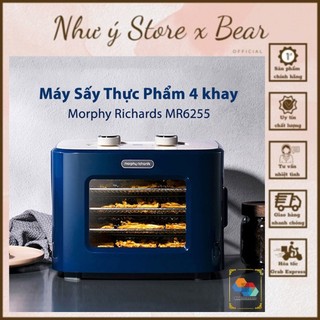 Máy sấy thực phẩm hoa quả gia đình morphy richards mr6255 mini nhỏ gọn, hàng chính hãng- bảo hành 12 tháng