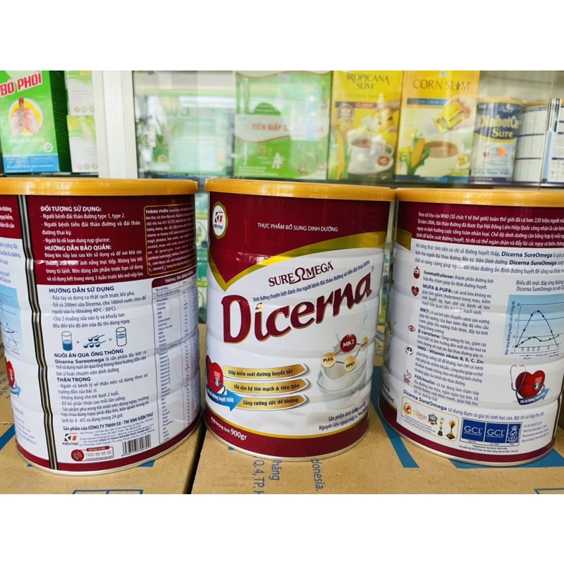 Sữa Dicerna - Đái Tháo Đường - Tim Mạch