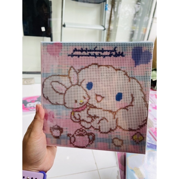 Tranh đính đá căng khung 20x20cm