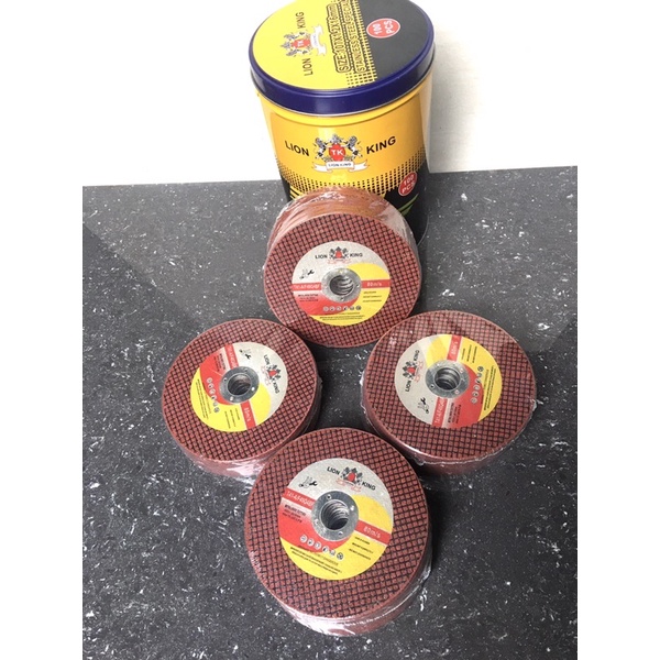 Đá cắt Lion King Đỏ chất lượng_ Lưỡi cắt sắt, inox