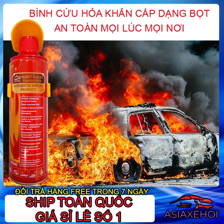 Bình Cứu Hỏa - Bình Chữa Cháy Mini - Dập Lửa Khẩn Cấp Ô Tô, Xe Máy, Văn Phòng - An Toàn - Fire fighter