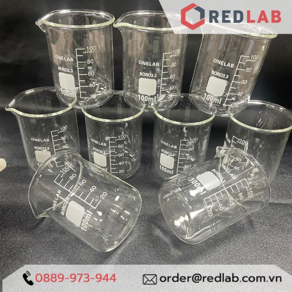 Cốc đốt thủy tinh chịu nhiệt có mỏ 50ml-1000ml đa dạng thể tích | Giá tốt