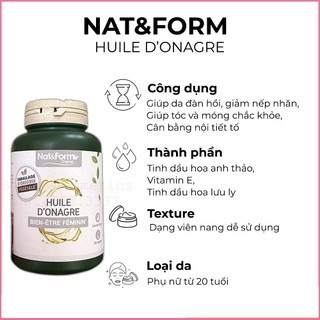 Tinh dầu hoa anh thảo Nat&Form (Kéo xem video)