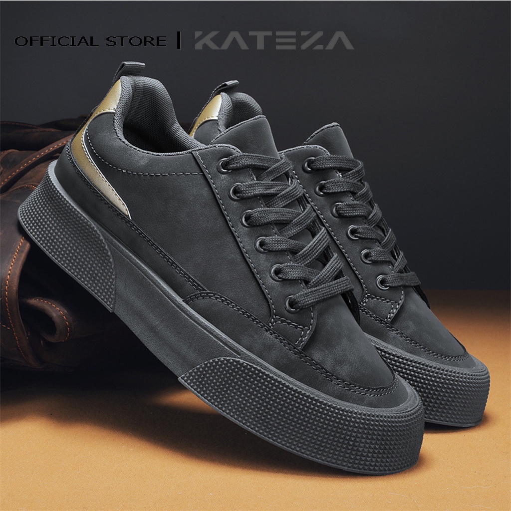 Giày thể thao KATEZA82 da lộn cao cấp thiết kế basic dễ phối đồ sang trọng dành cho nam size từ 39 đến 44