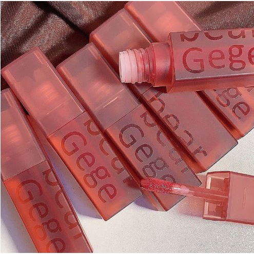 Son Gebe Bear nhung lì mềm mịn môi Chính Hãng nội địa Trung