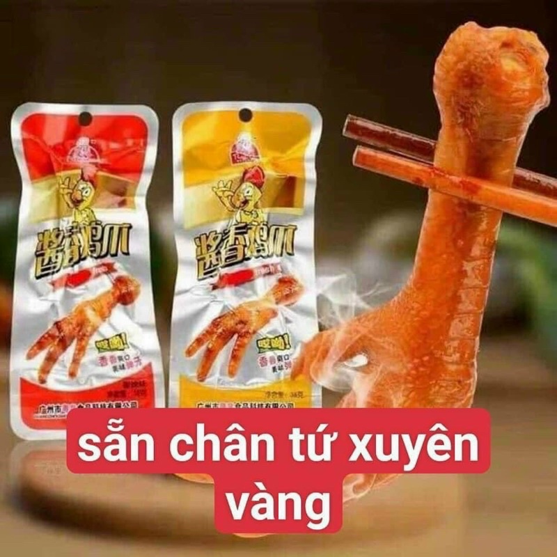 combo 30 cái chân gà cay tứ xuyên