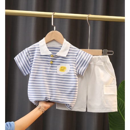 - Sét Đồ Bé Trai 2 Món - Bộ Quần Áo POLO Bé Trai - Hàng Quảng Châu CC