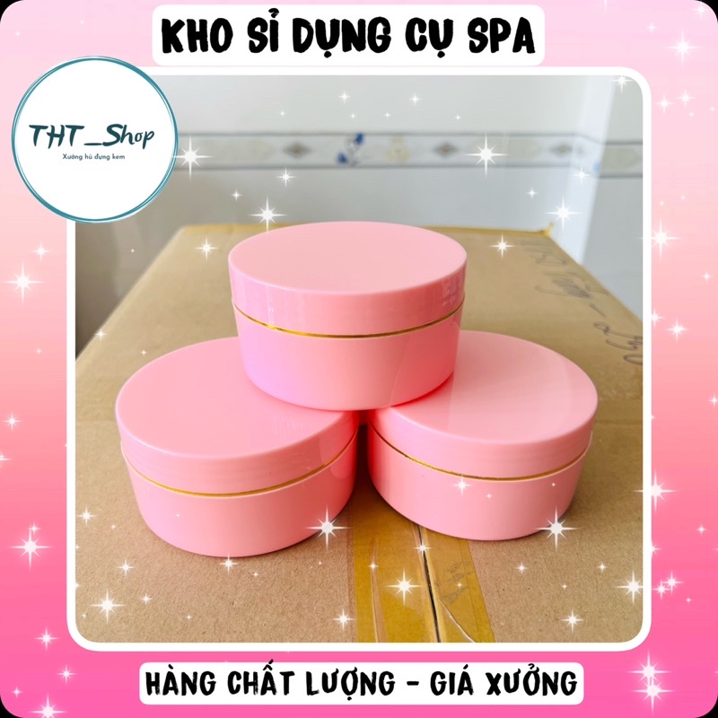 Hủ chiết kem body [màu hồng] 150gr