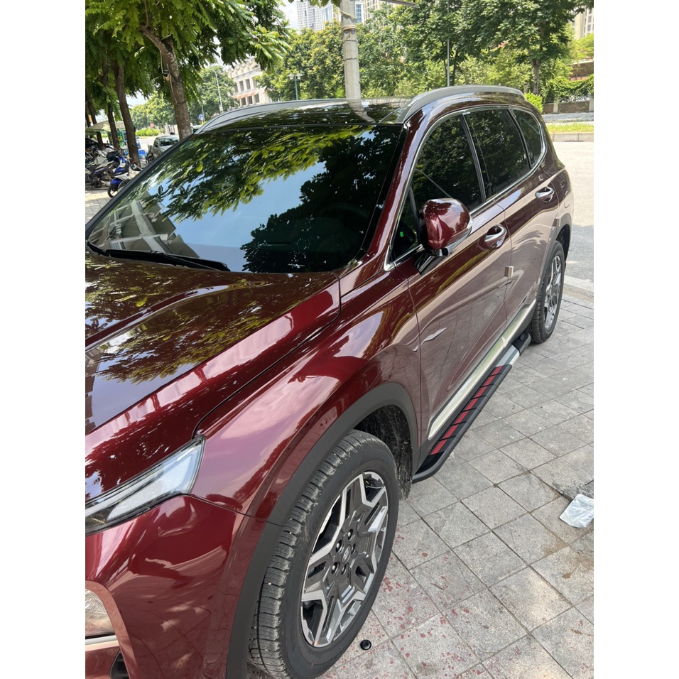 Bậc lên xuống, bệ bước chân HYUNDAI SANTAFE 2022. MẪU CAO CẤP MCR