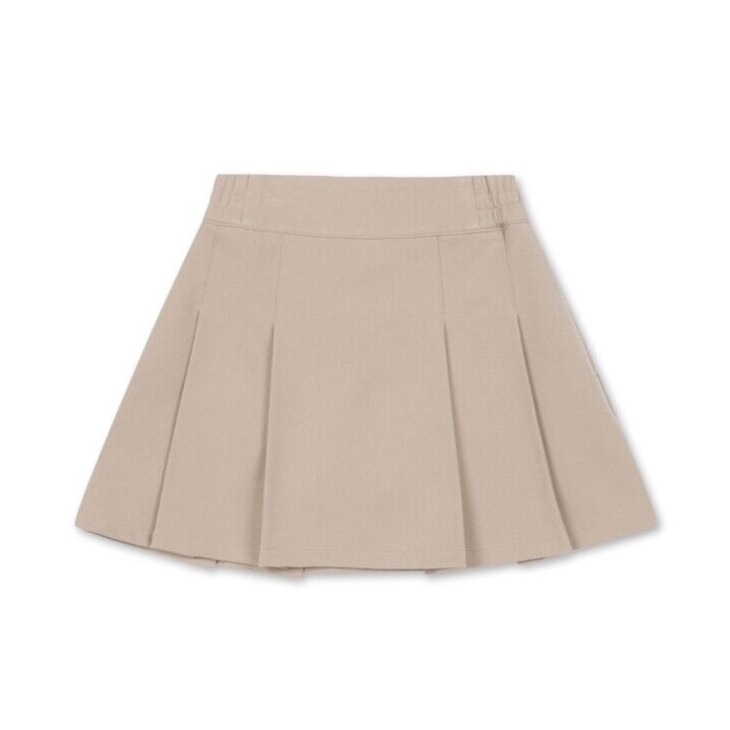Chân váy kaki liền quần Polham màu be size 120 - 160