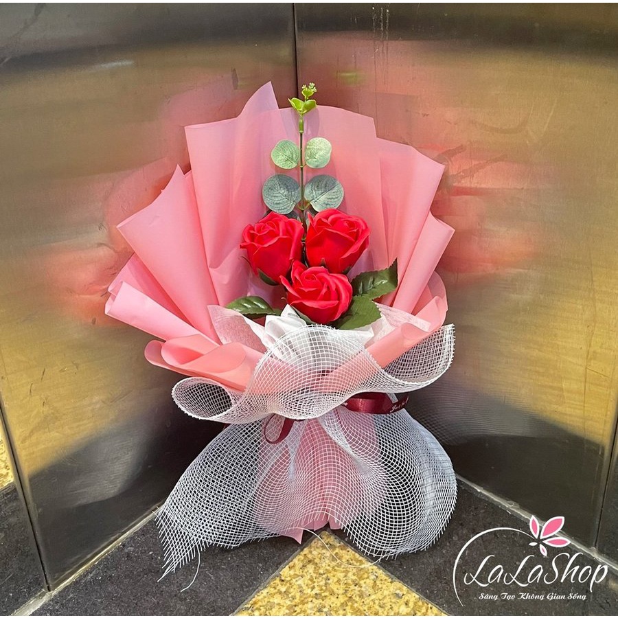 Hoa hồng sáp thơm bó 3,5,7 bông - Hàng loại 1 cao cấp thơm - Quà tặng sinh nhật hoa 8-3, 2010, 20-11, 14-2