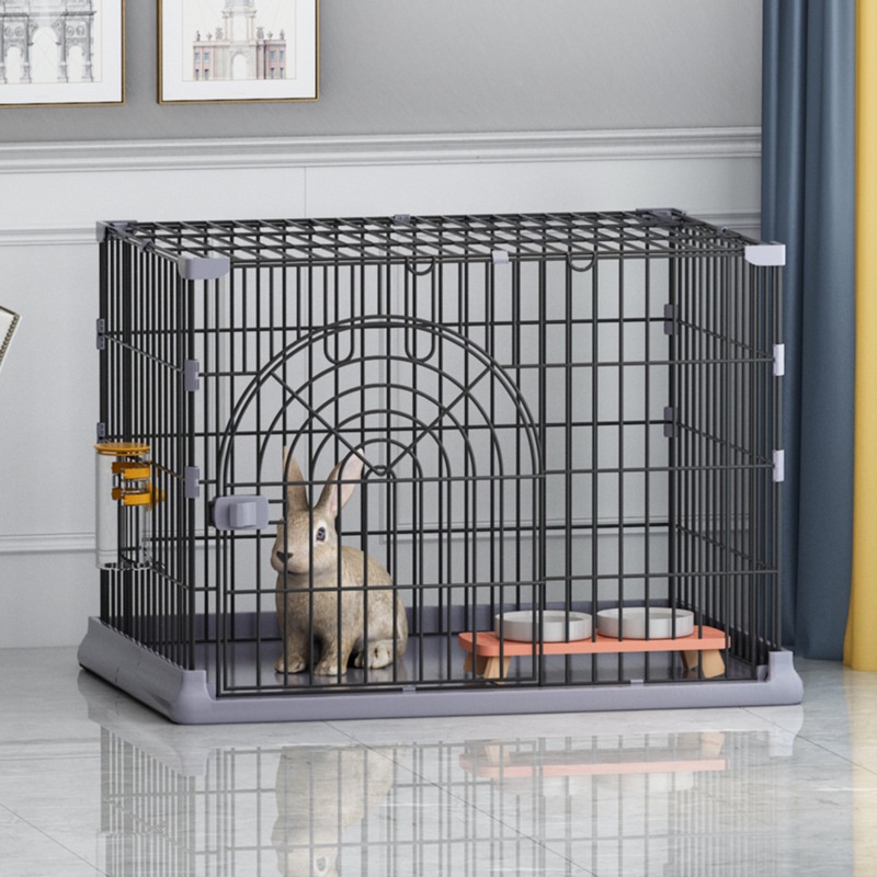 Chuồng Thú Cưng Gấp Gọn Mẫu Mới Size M 75x50x44cm, Dành Cho Thú Cưng Dưới 10kg, 3 Màu Sắc Xanh Trắng Hồng