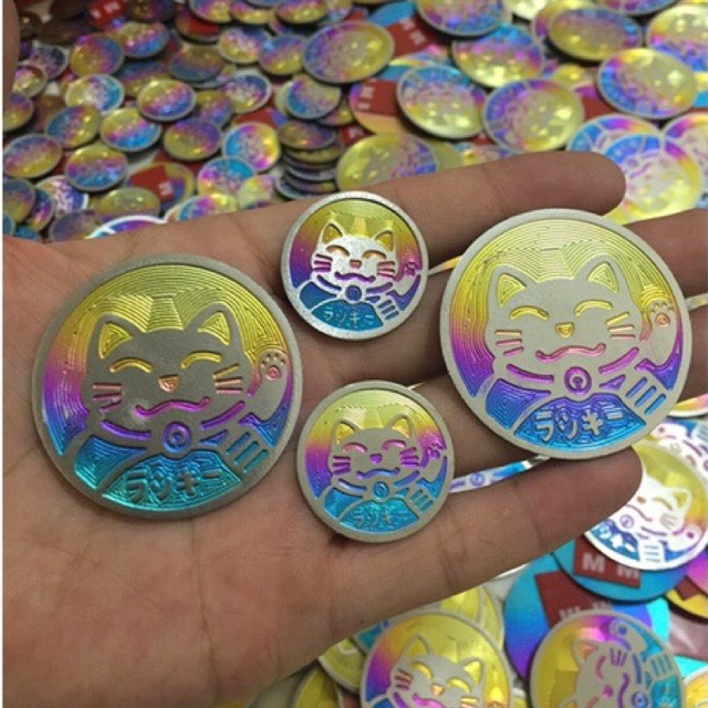 LOGO thần tài hình mèo mang lại tài lộc may mắn