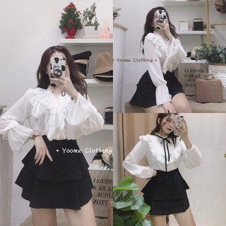 Chân váy 2 tầng bèo có quần yoome clothing