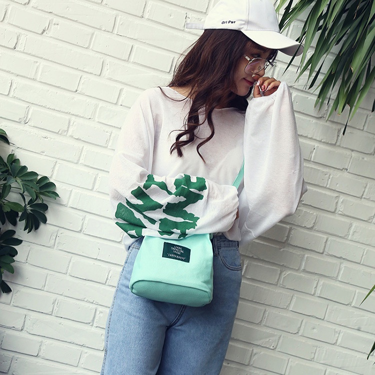 Túi Vải Giản Dị Phong Cách Ulzzang Hàn Quốc, Túi Xách Nữ, Đeo Chéo Nữ Mini Đựng Điện Thoại  MIRA-TV58132