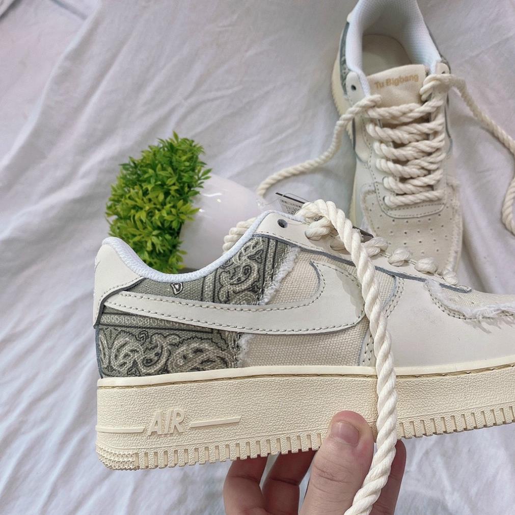 Giày AF1 Dây Thừng, Giày AIR FORCE 1 Dây Thừng nam nữ Bản Mới 2022 Cao Cấp Fullbox Bill