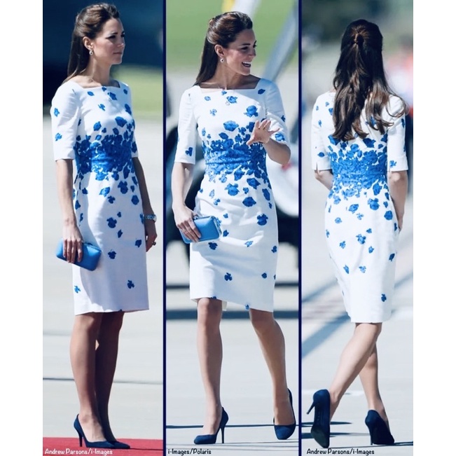 Đầm Ckay dáng body in hoa đối xứng quá đẹp