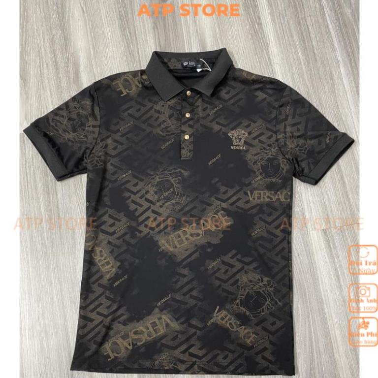Áo thun nam quảng châu, áo polo nam vải cotton 4 chiều co dãn cao cấp cực kỳ sang trọng lịch lãm Sỉ Ib