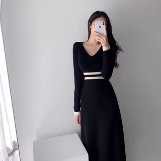 Đầm nữ dáng dài dễ thương [hàng sẵn]