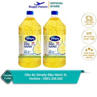 [Combo 2 Chai] Dầu Đậu Nành Simply 2L