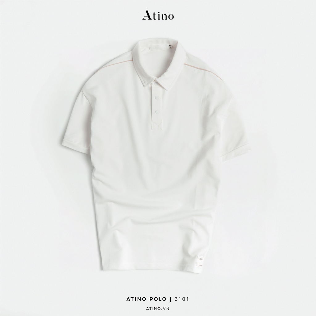 Áo Polo Nam ATINO vải cá sấu Cotton thoáng mát trẻ trung chuẩn form regular PL2.3101