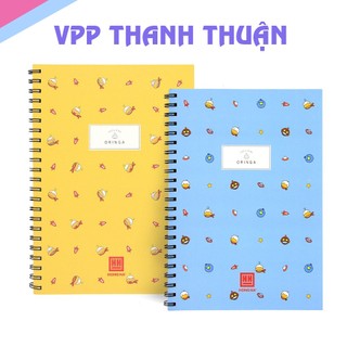 Sổ lò xo 200 trang kẻ ngang Hồng Hà A4 Oringa định lượng 70gsm 4169