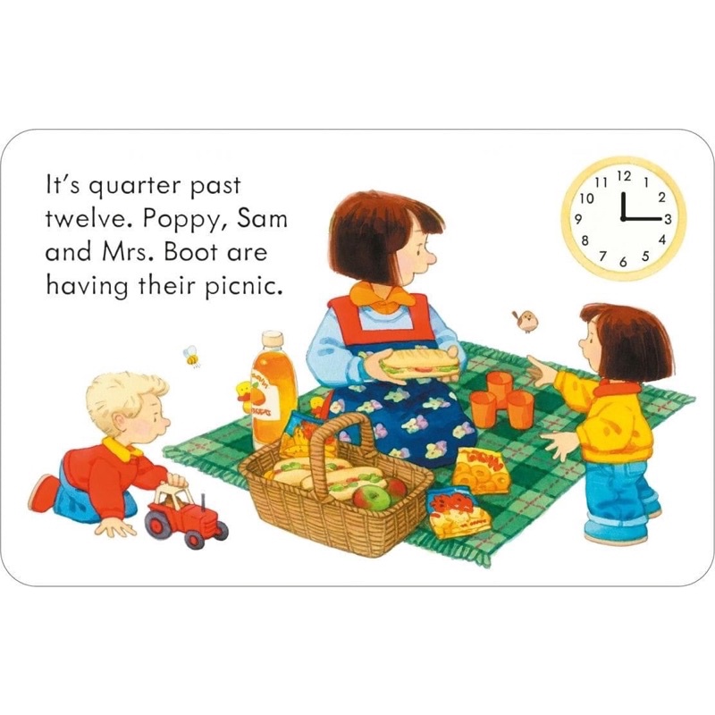 Poppy and Sam ’s Telling Time book & flashcard