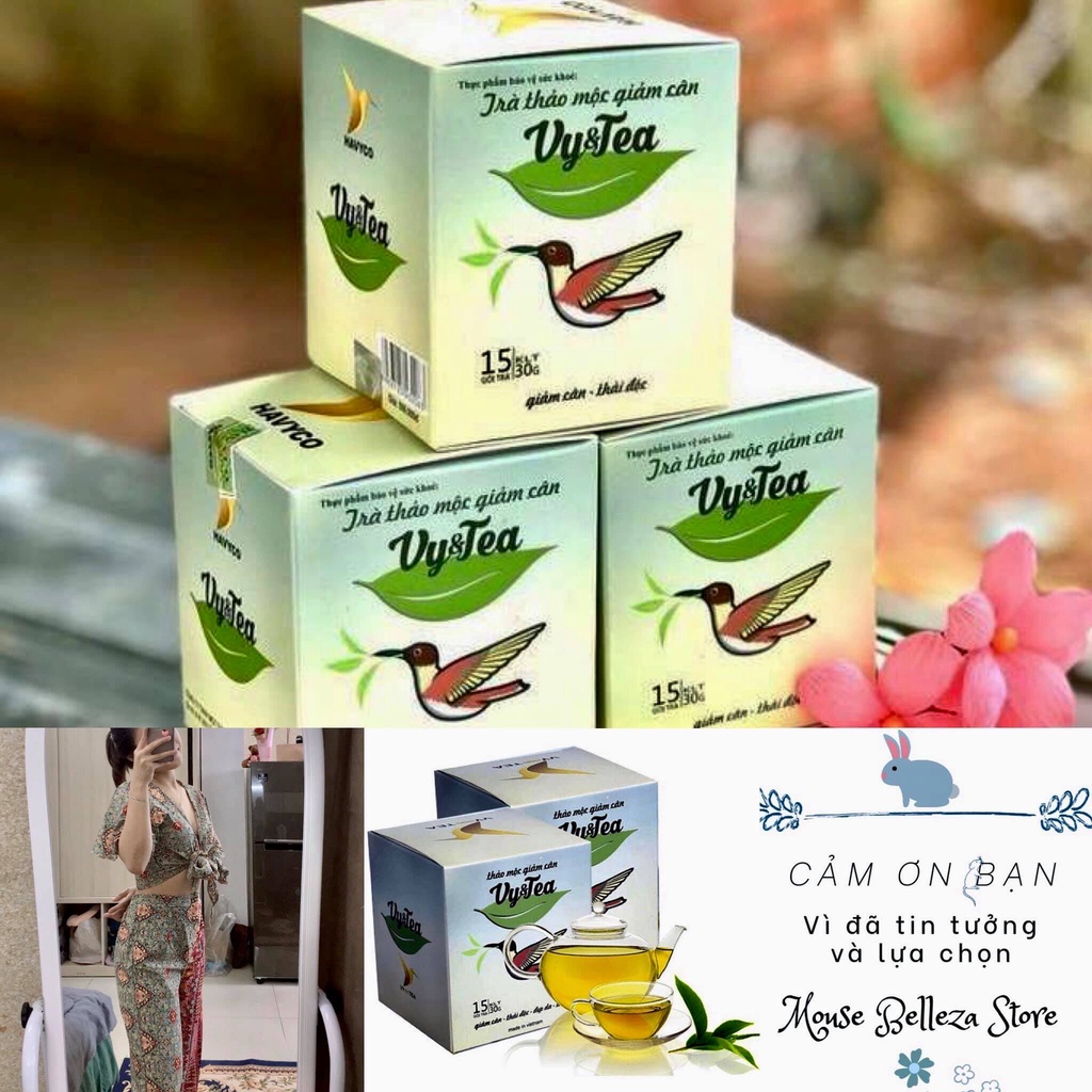 Trà Giảm Cân Vy(()))Tea 15 gói (giảm 3-5kg)_Giảm êm không mệt mỏi