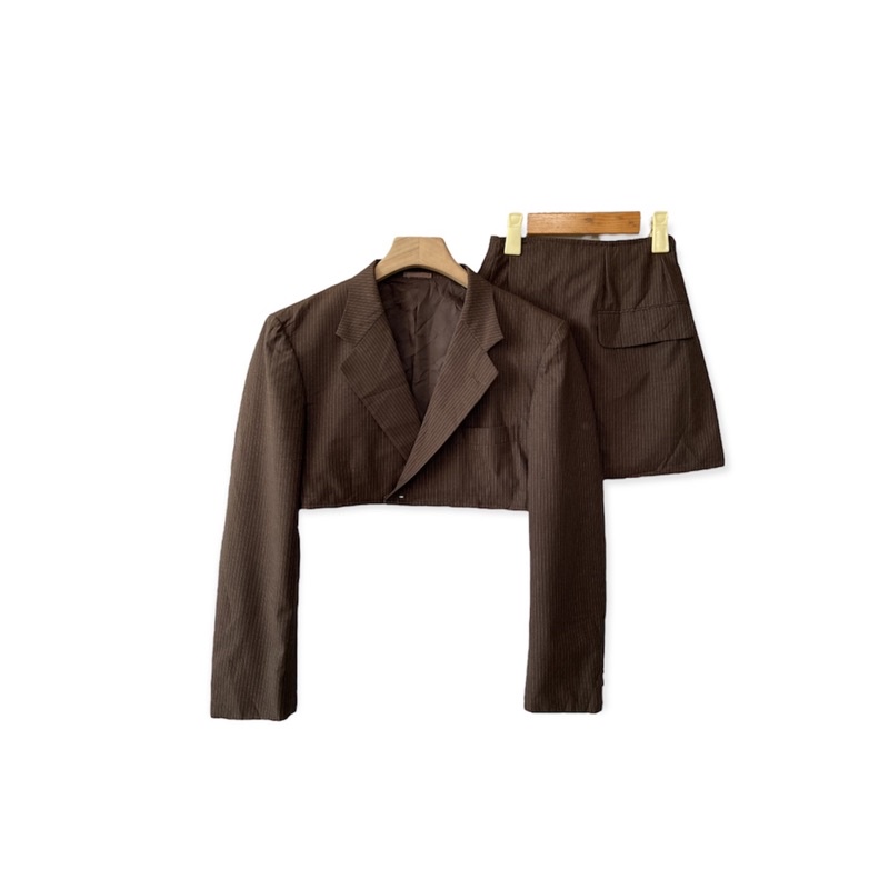 Set Áo Blazer  2hand-Ảnh thật shop chụp 100%