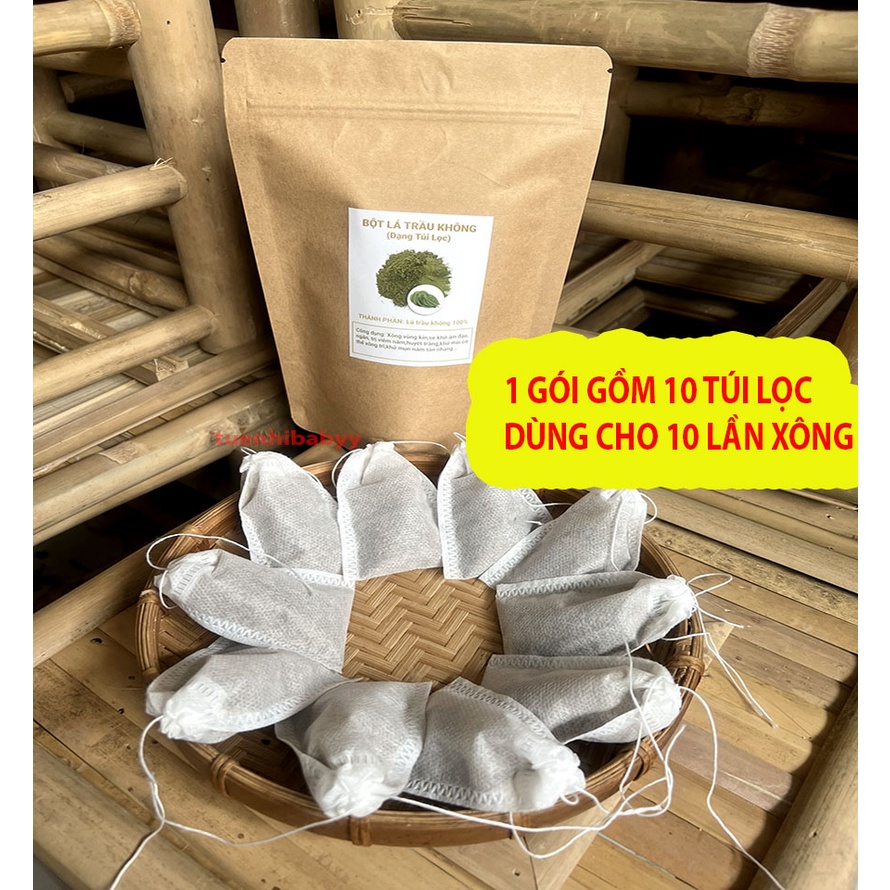 BỘT LÁ TRẦU KHÔNG XÔNG HƠ CHO MẸ SAU SINH