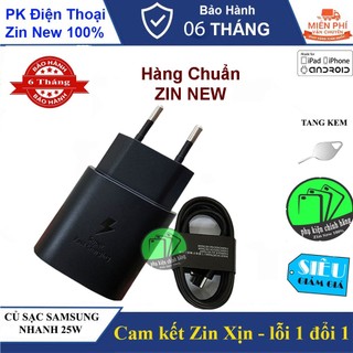 Củ sạc nhanh 25w dành cho samsung note10, a70, a80, s10 5g bh12thang