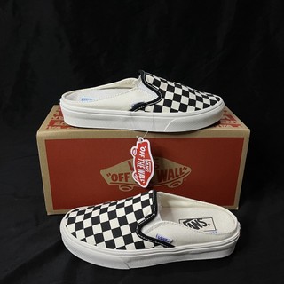 Giày sục Vans lười caro kèm hộp vans