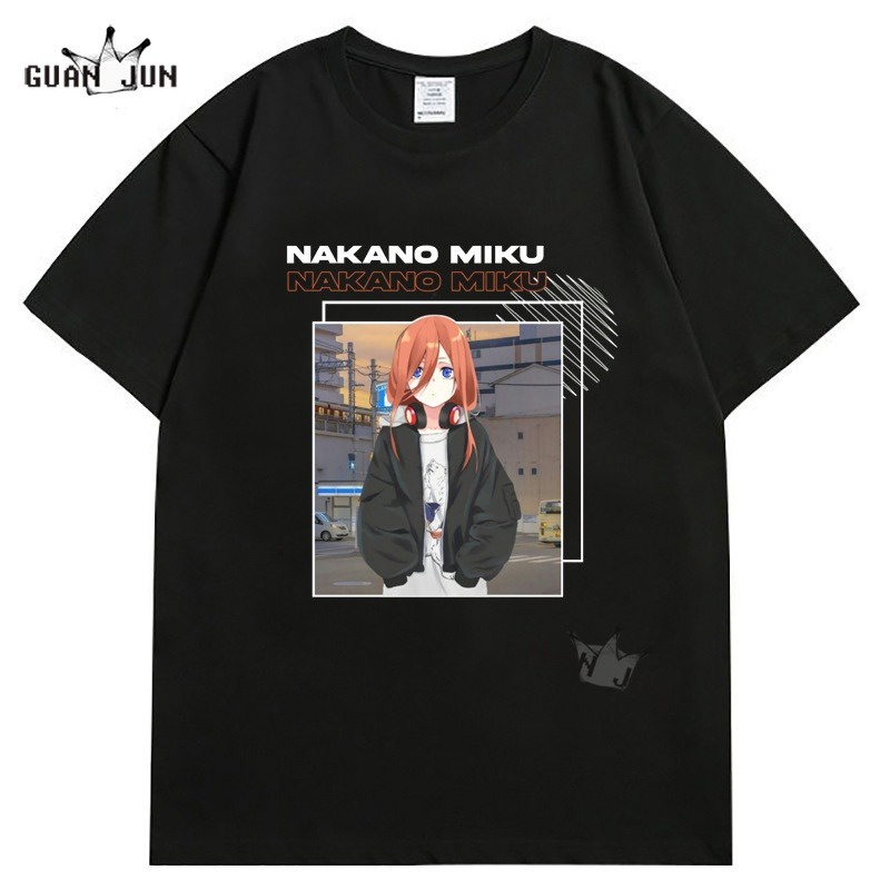 Áo thun hình Nhân Vật Anime Manga 2 Cá Tính cực chất giá rẻ mẫu HOT bán chạy