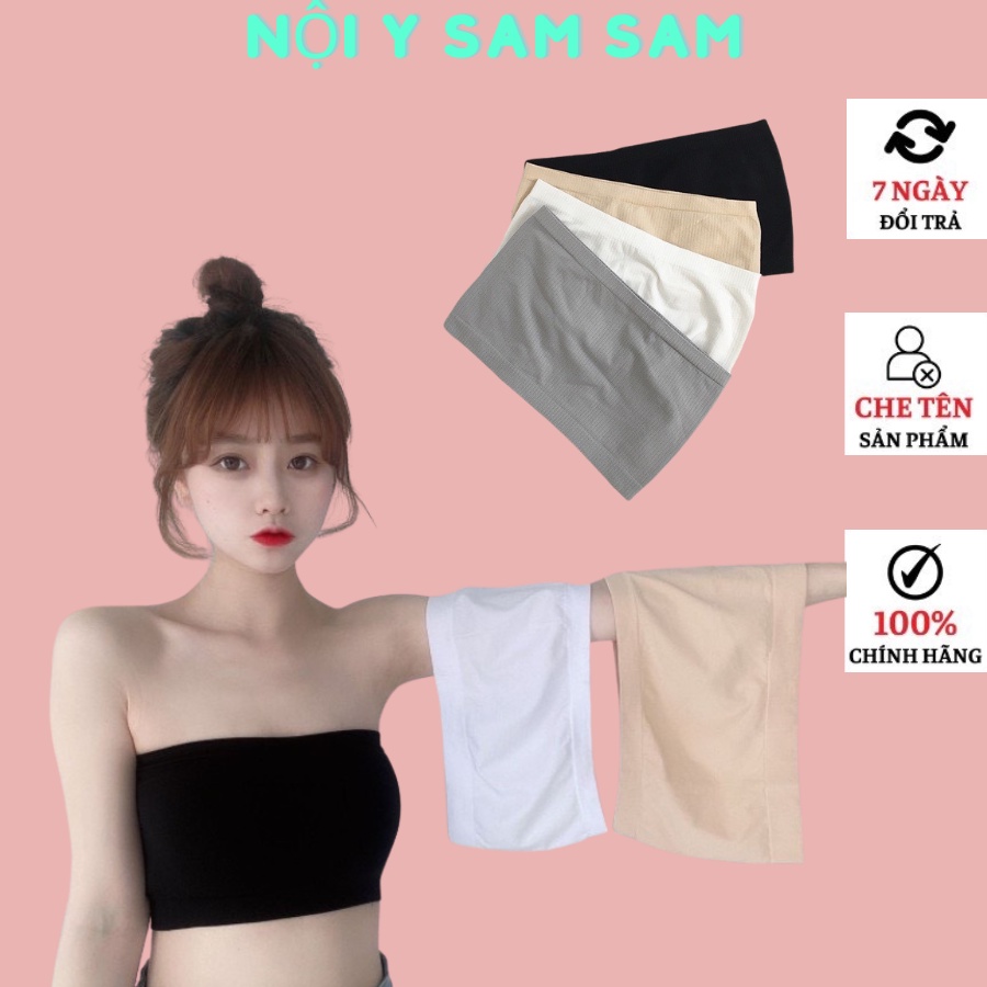 Áo Ống Bra Học Sinh Cotton SAM SAM Không Mút Cúp Ngực Trơn Nhiều Màu SAM SAM