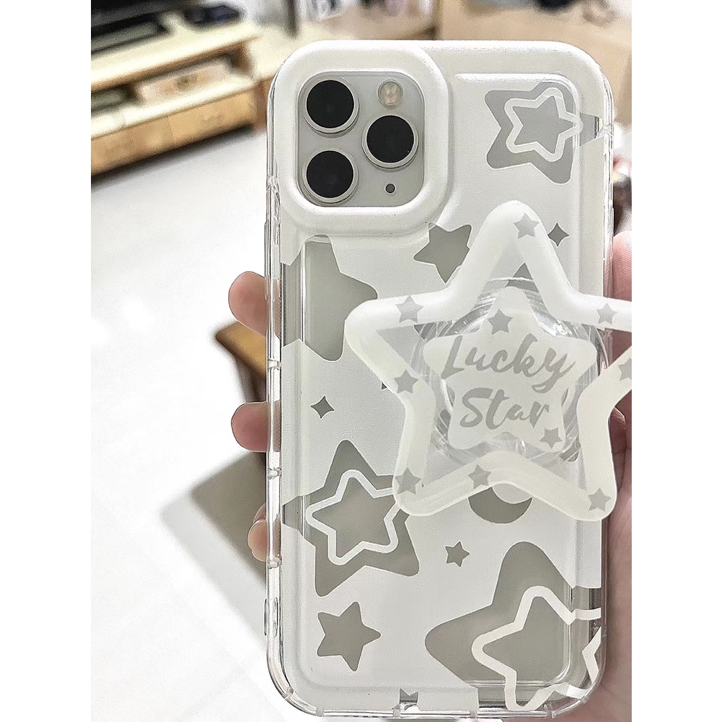 Ốp Điện Thoại Có Túi Khí Chống Sốc Hình Ngôi Sao Cho Iphone 14promax 11promax xsmax xs 8plus 13 14Pro xr / 8p 11 / 12 A7CC