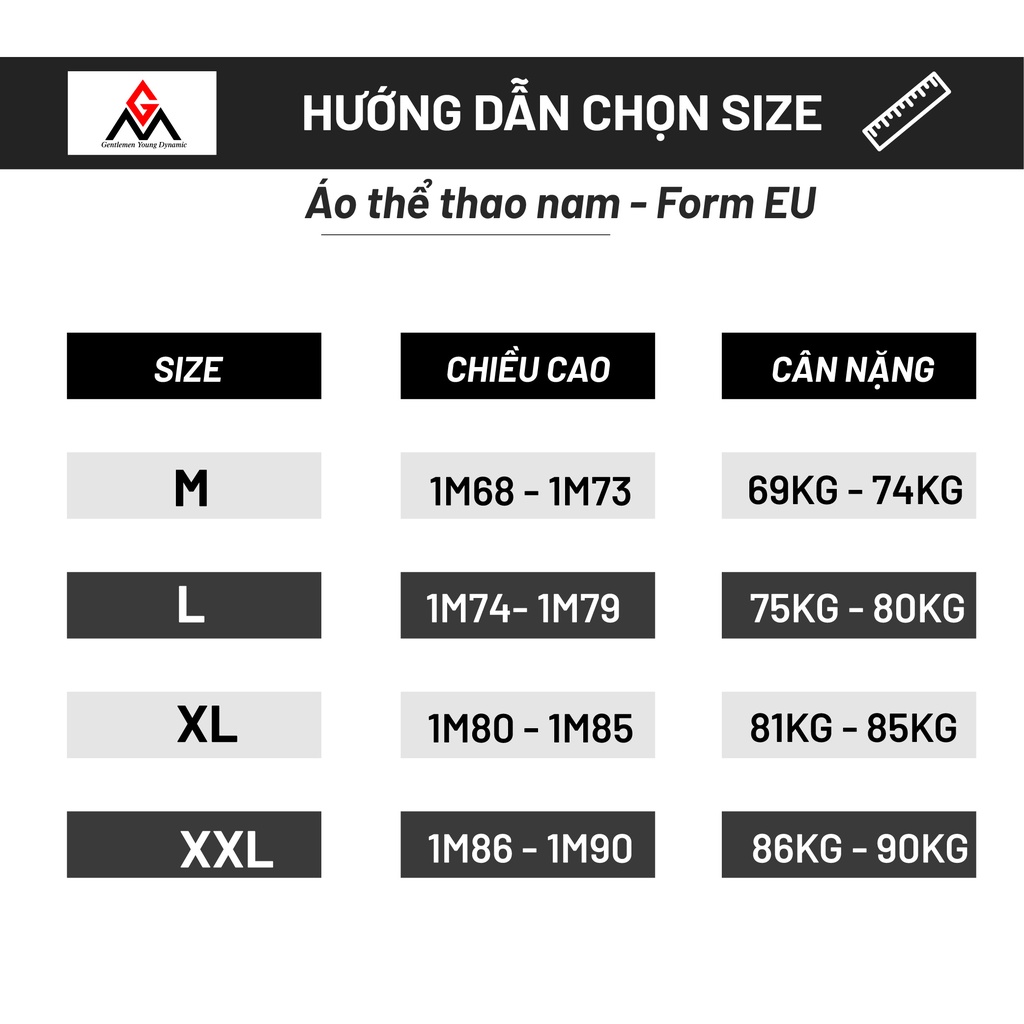 Áo thun nam thể thao có bán theo combo chất liệu thoáng mát, co giãn 4 chiều, thấm hút mồ hôi - GMAT002