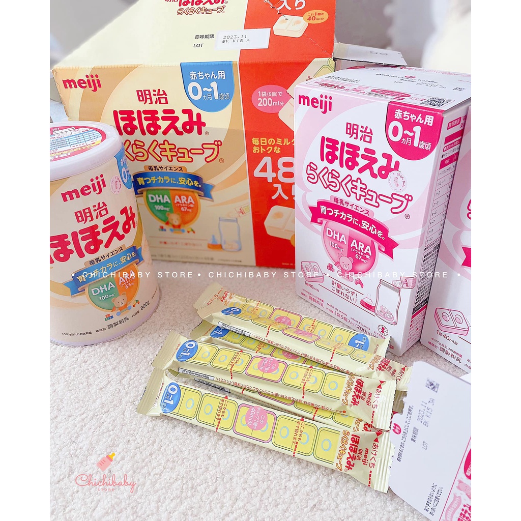 Sữa Meiji số 0  - 800g & 24 thanh