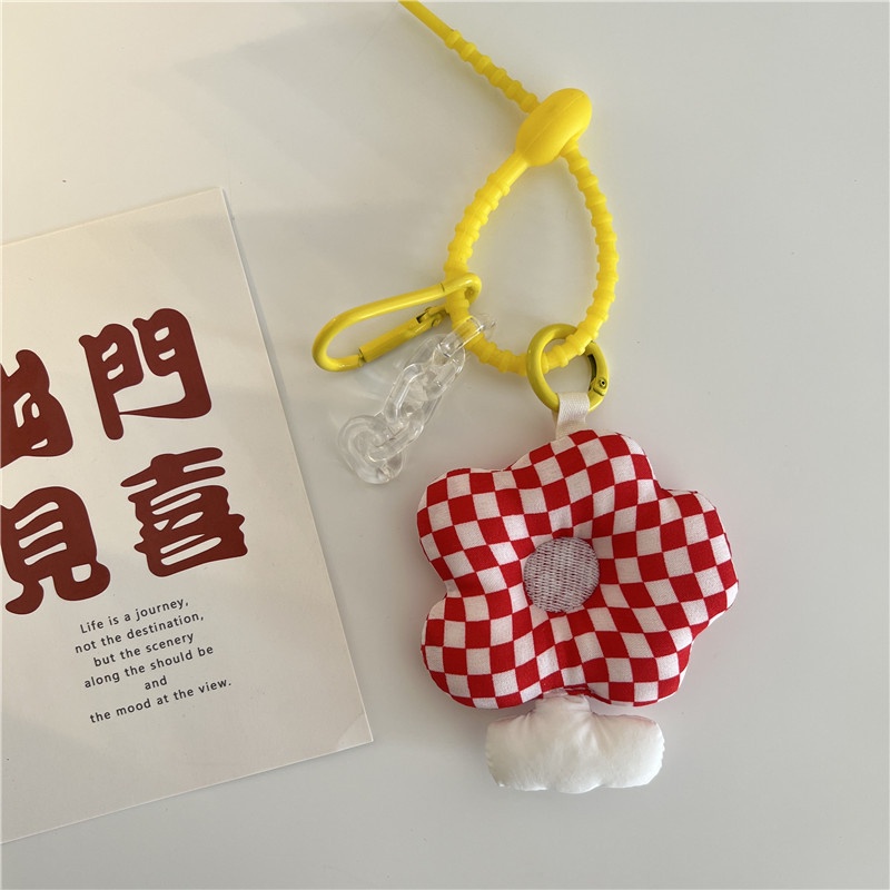 Móc chìa khóa hình hoạt hình đáng yêu bông hoa dễ thương