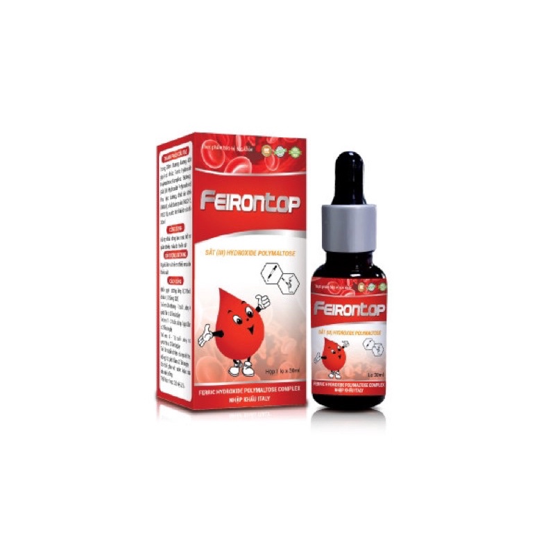 Sắt FEIRONTOP - Sắt hữu cơ nhập khẩu Ý