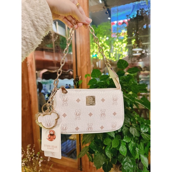 ‼️ SẴN SG ‼️ Túi mini kẹp nách size 18cm màu trắng bestseller