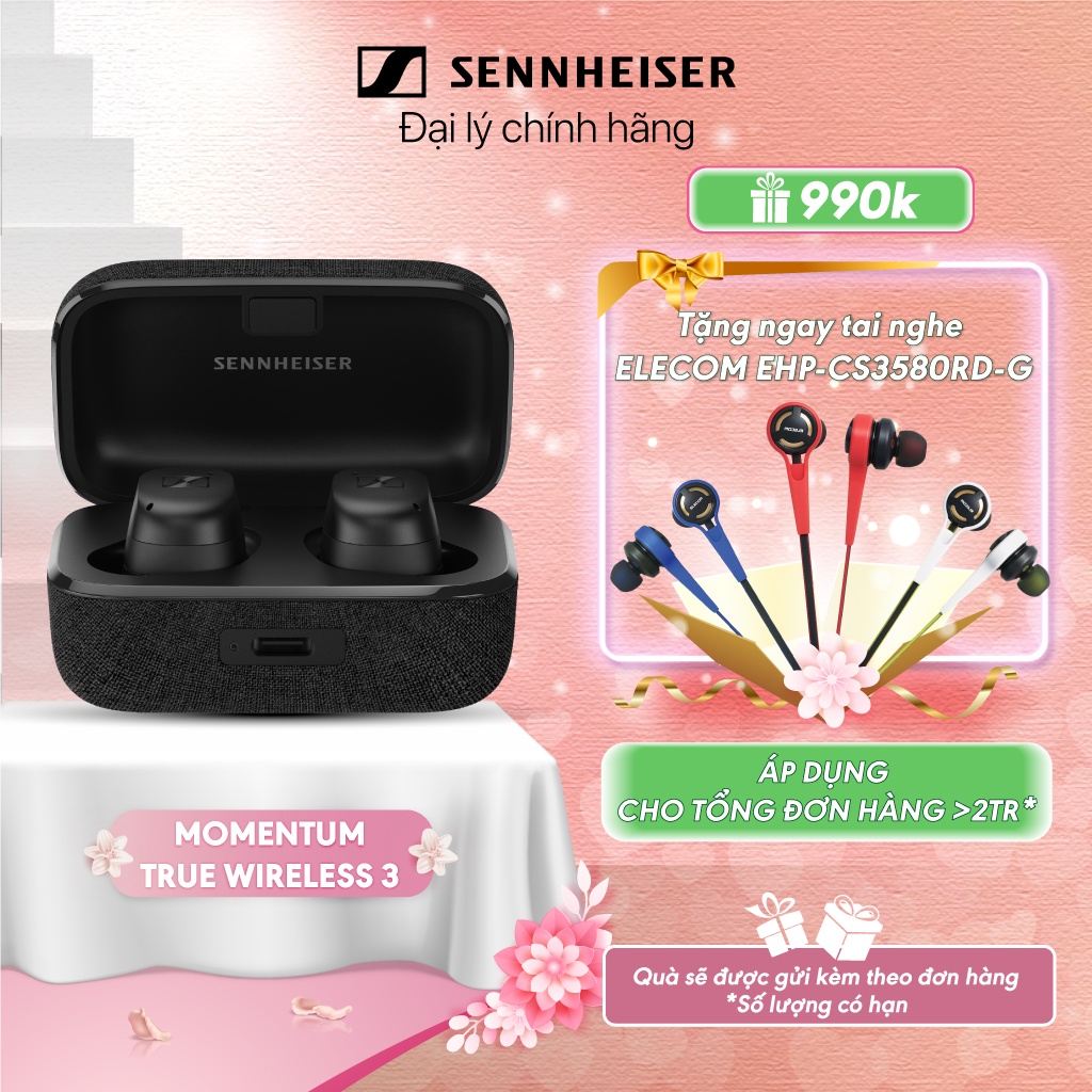 Tai nghe chống ồn SENNHEISER Momentum True Wireless 3 - Bảo hành chính hãng 24 tháng