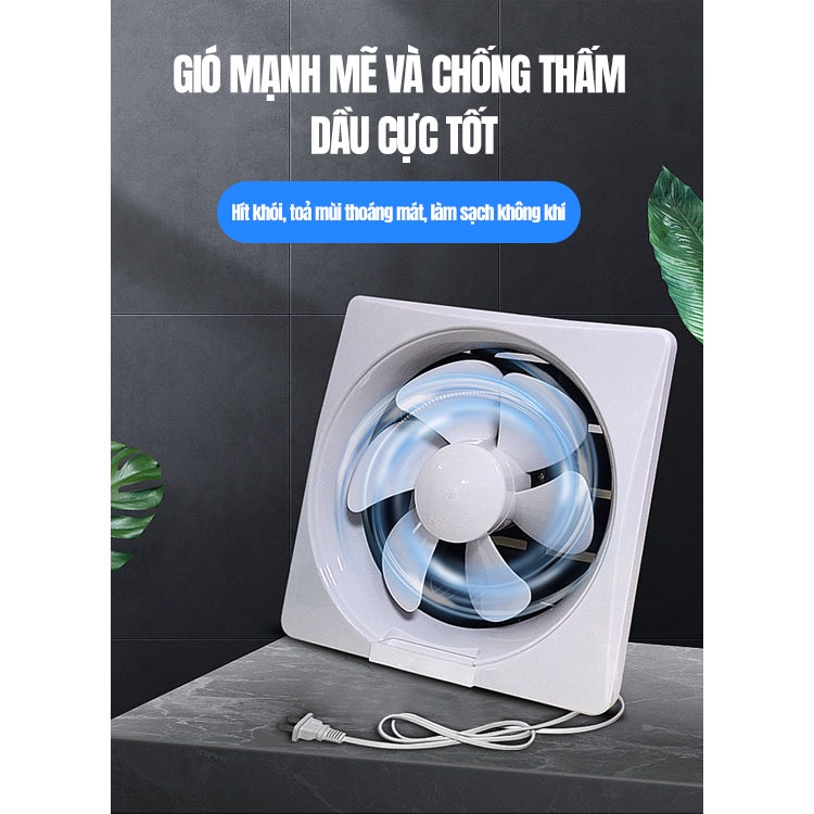 Quạt thông gió âm tường - Không màn che - 3 kích thước cánh 8/10/12 inch | BigBuy360 - bigbuy360.vn