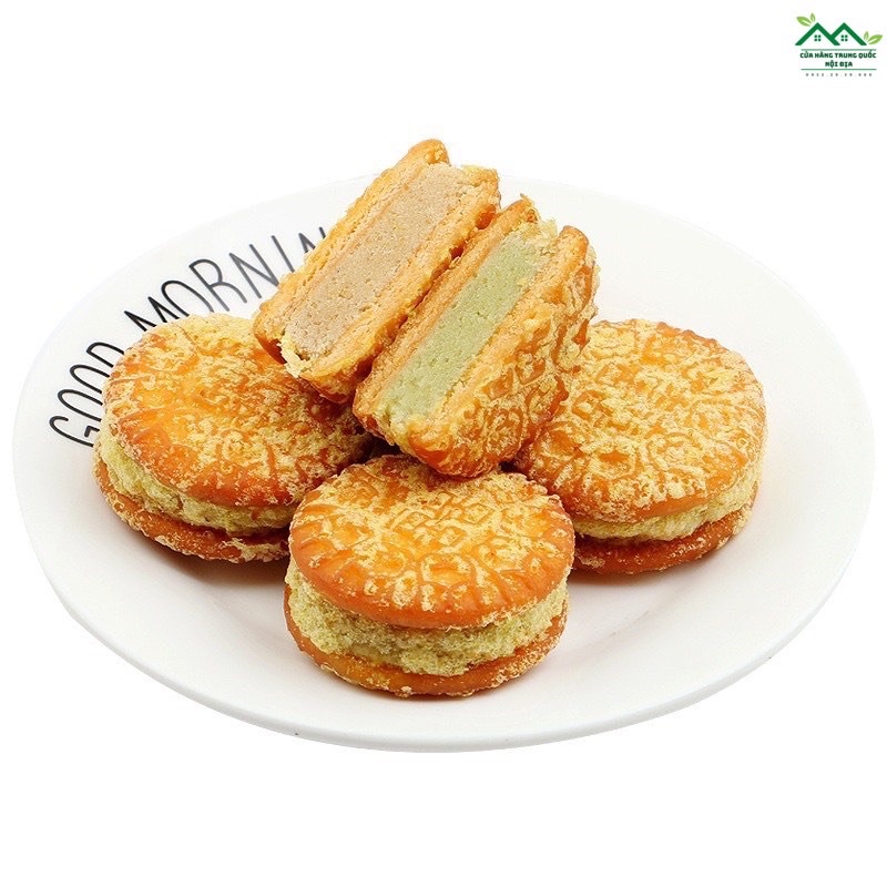 1 Khay 500g bánh nướng hạt dẻ mật ong đậu xanh ngon