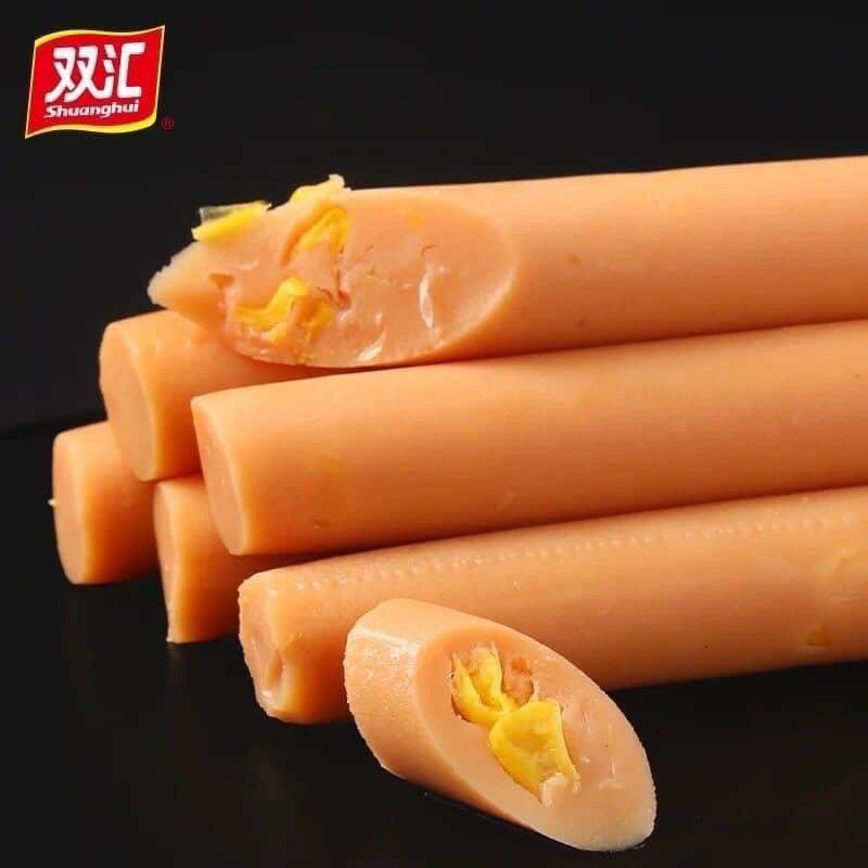 Xúc xích dài ngô xanh - mì đen - gà cam gói 43g thơm ngon _ Ăn vặt siêu ngon