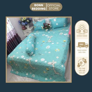 Bộ chăn ga gối màu hươu xanh