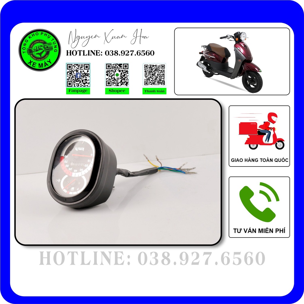 Đồng hồ Today 50cc/ Crea 50cc/ Today Nội địa (Hàng nhập khẩu, zin chính hãng - Chất lượng cao)