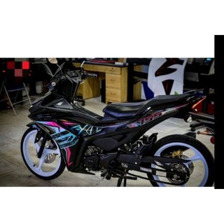Tem rời exciter 155 đen phối titan nhiều màu