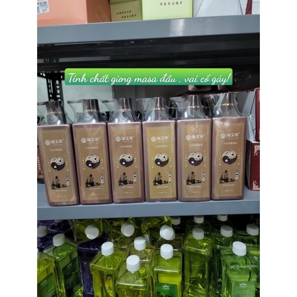 Gel gừng massage đầu