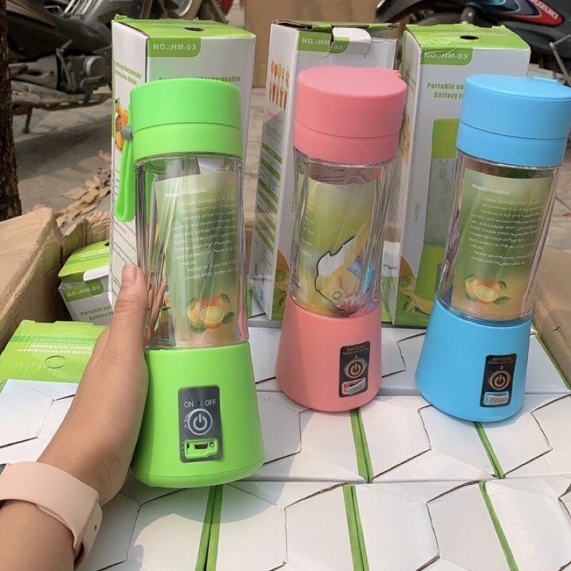 Máy Xay Sinh Tố Cầm Tay Đa Năng-Máy Xay Hoa Qủa Sạc Điện