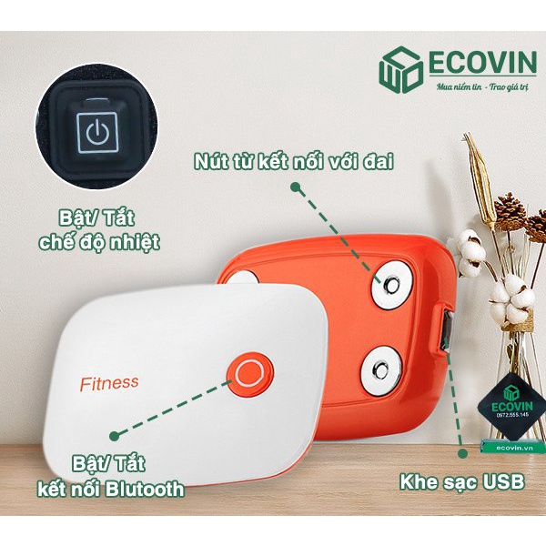 Đai Massage Giảm Mỡ Bụng Đứng, Máy Tập Cơ Bụng Đánh Tan Mỡ Fitness 1102